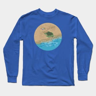 Easter Sea Turtle Long Sleeve T-Shirt